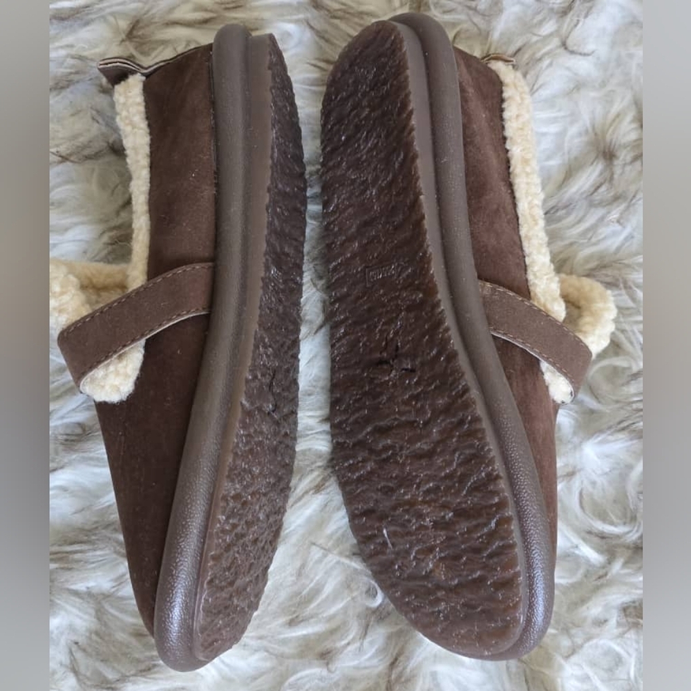 Mary Jane Style Fur Lined Winter Shoes.  . Birkenstock Look alike.. Size 8.5 🌴 - Picture 7 of 11